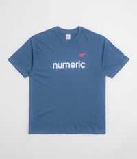 New Balance Numeric Linear Logo T-Shirt in Magic Blue