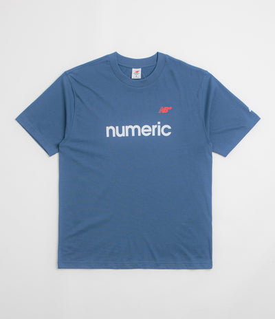 New Balance Numeric Linear Logo T-Shirt - Magic Blue
