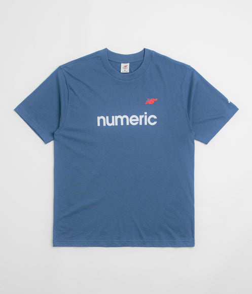 New Balance Numeric Linear Logo T-Shirt - Magic Blue