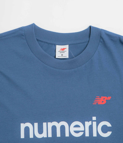 New Balance Numeric Linear Logo T-Shirt - Magic Blue