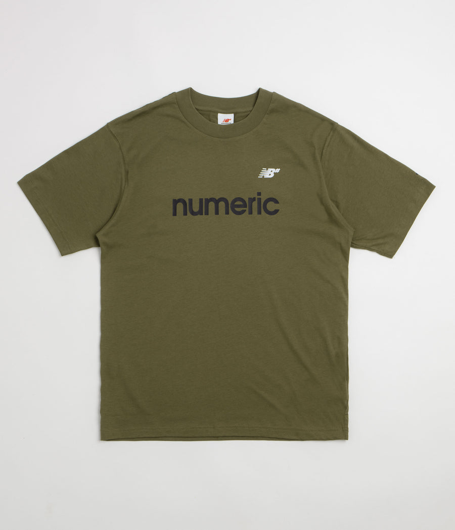 New Balance Numeric Linear Logo T-Shirt - Wakame