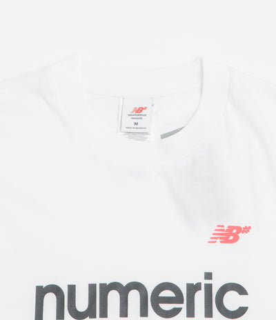 New Balance Numeric Linear Logo T-Shirt - White
