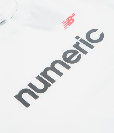 New Balance Numeric Linear Logo T-Shirt - White