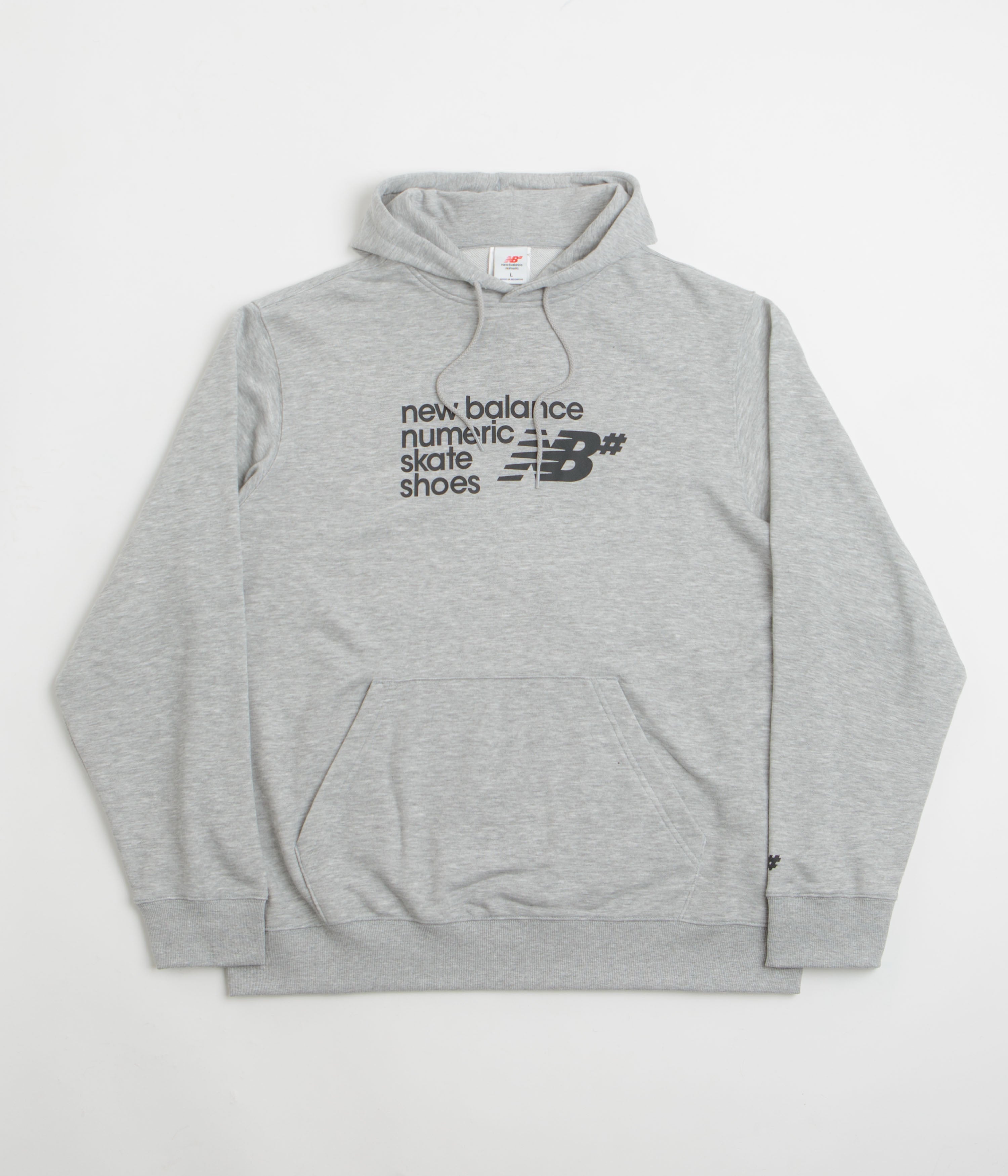 New Balance Numeric Logo Hoodie in Athletic Grey Heather