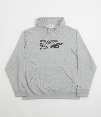 New Balance Numeric Logo Hoodie in Athletic Grey Heather