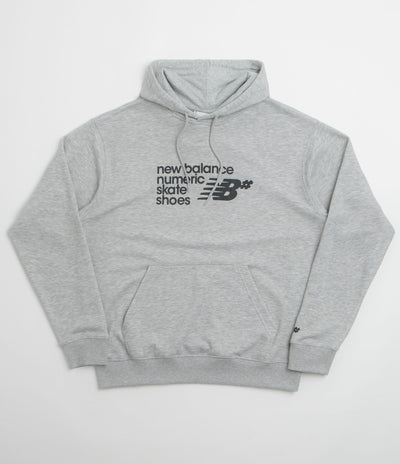 New Balance Numeric Logo Hoodie in Athletic Grey Heather