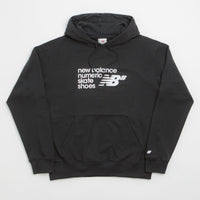 New Balance Numeric Logo Hoodie in Black thumbnail