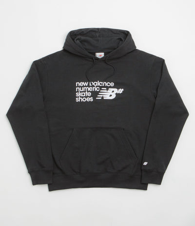 New Balance Numeric Logo Hoodie in Black