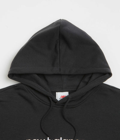 New Balance Numeric Logo Hoodie in Black