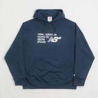 New Balance Numeric Logo Hoodie in Navy thumbnail