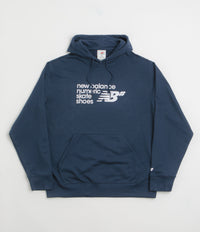 New Balance Numeric Logo Hoodie in Navy