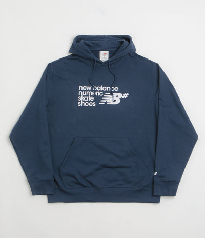 New Balance Numeric Logo Hoodie in Navy