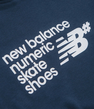 New Balance Numeric Logo Hoodie in Navy