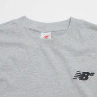 New Balance Numeric Small NB Logo T-Shirt in Athletic Grey Heather thumbnail