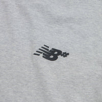 New Balance Numeric Small NB Logo T-Shirt in Athletic Grey Heather thumbnail