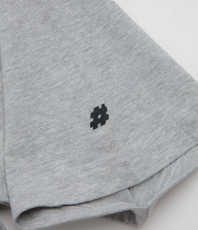 New Balance Numeric Small NB Logo T-Shirt in Athletic Grey Heather