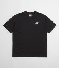 New Balance Numeric Small NB Logo T-Shirt in Black