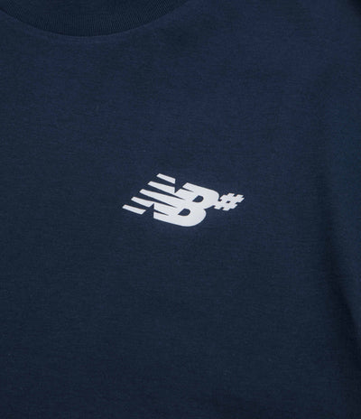 New Balance Numeric Small NB Logo T-Shirt in NB Navy