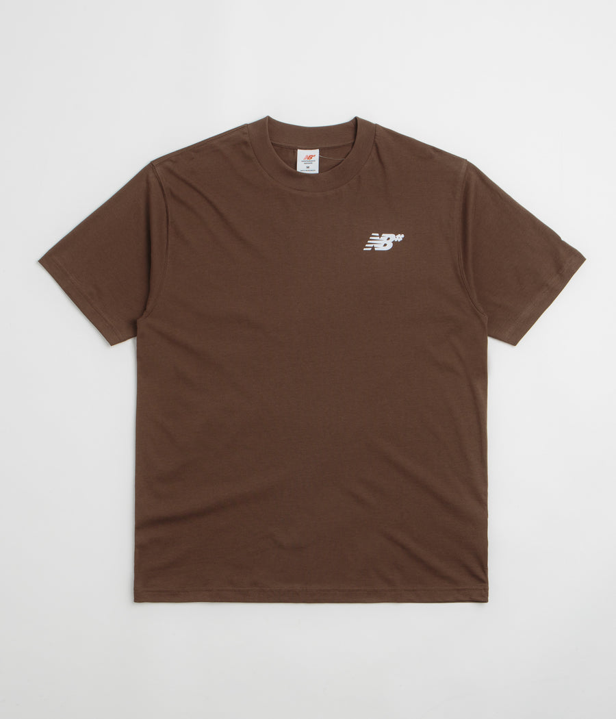New Balance Numeric Small NB Logo T-Shirt - Pumpernickel