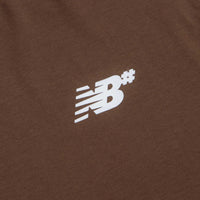 New Balance Numeric Small NB Logo T-Shirt - Pumpernickel thumbnail