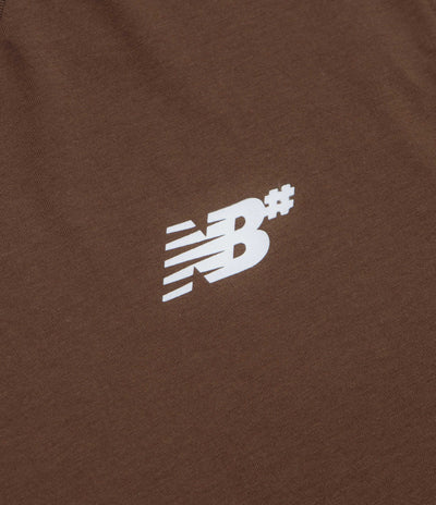 New Balance Numeric Small NB Logo T-Shirt - Pumpernickel