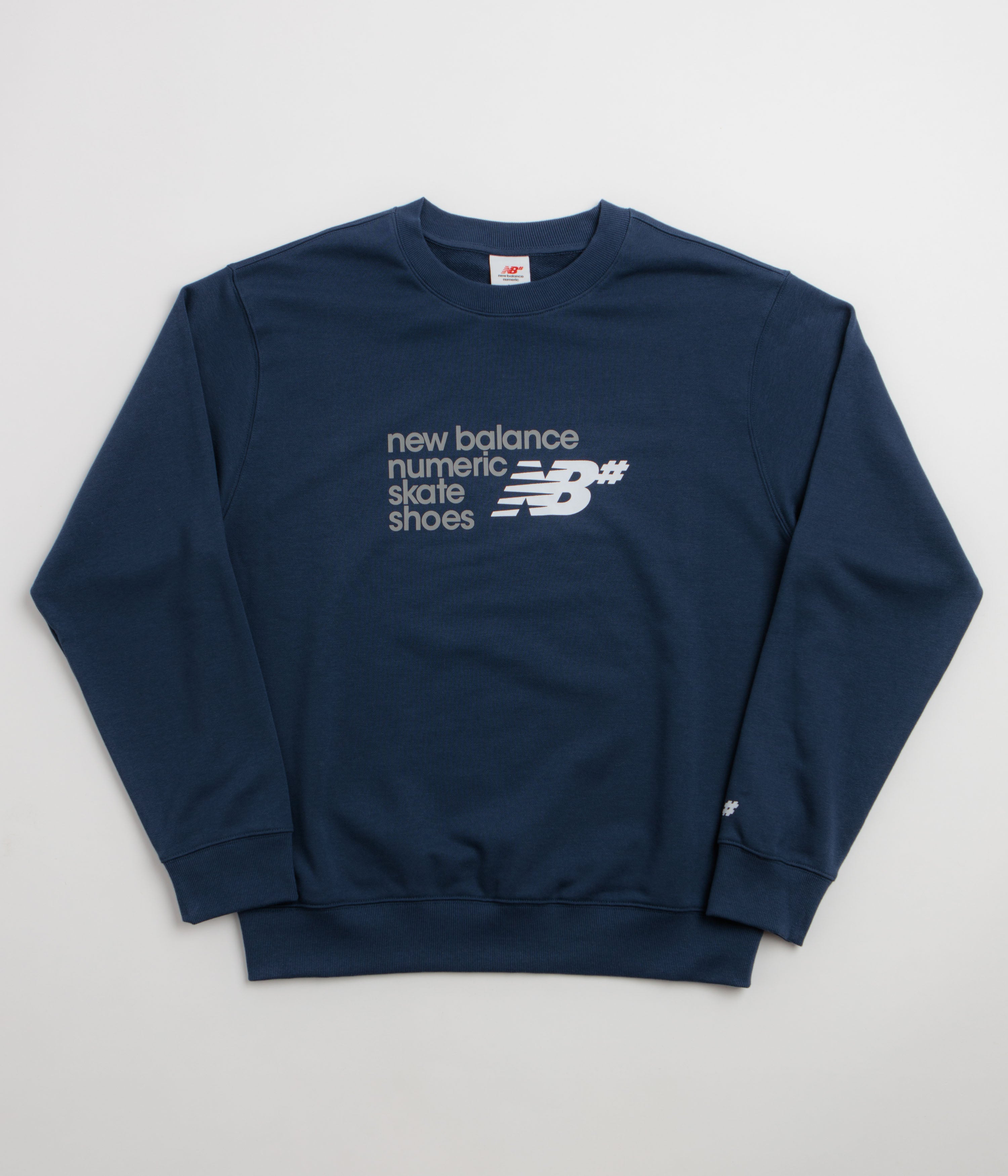 New Balance Numeric Stacked Graphic Crewneck Sweatshirt - NB Navy