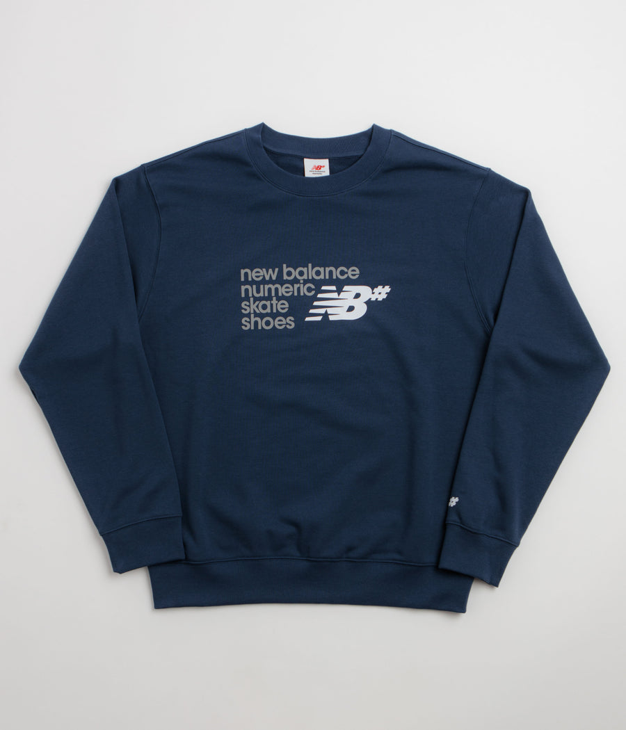 New Balance Numeric Stacked Graphic Crewneck Sweatshirt - NB Navy