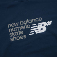 New Balance Numeric Stacked Graphic Crewneck Sweatshirt - NB Navy thumbnail