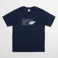 New Balance Numeric Stacked Graphic T-Shirt in NB Navy thumbnail