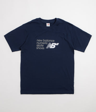 New Balance Numeric Stacked Graphic T-Shirt in NB Navy