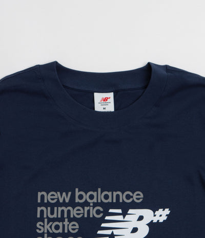New Balance Numeric Stacked Graphic T-Shirt in NB Navy