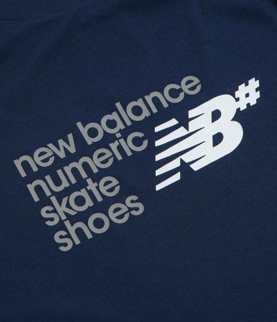 New Balance Numeric Stacked Graphic T-Shirt in NB Navy