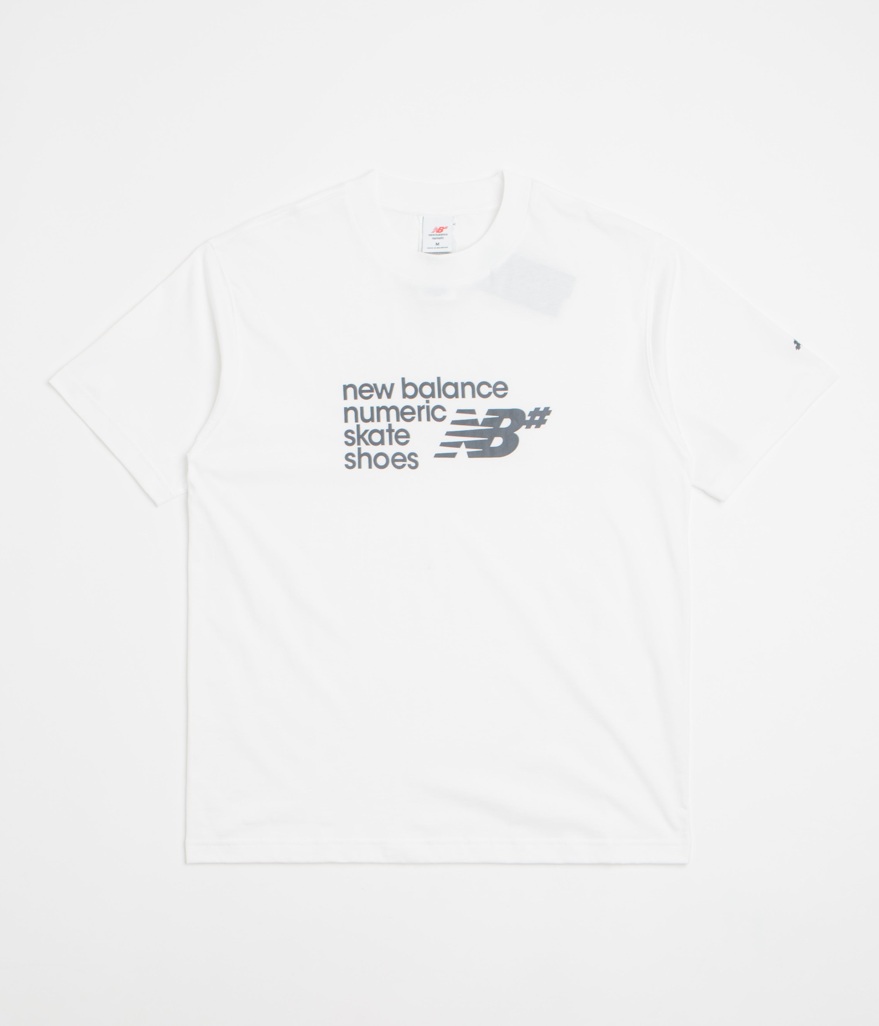 New Balance Numeric Stacked Graphic T-Shirt in White
