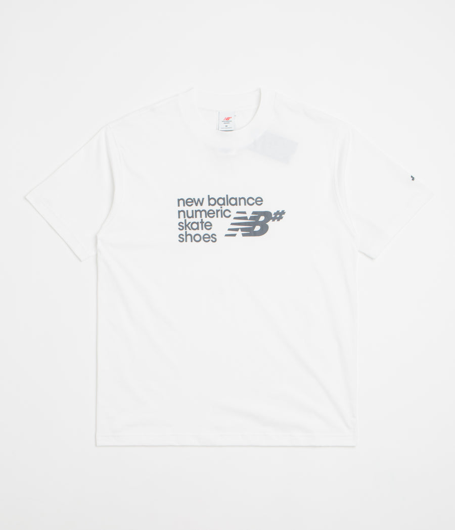 New Balance Numeric Stacked Graphic T-Shirt in White