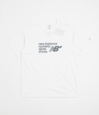 New Balance Numeric Stacked Graphic T-Shirt in White
