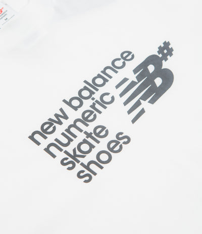 New Balance Numeric Stacked Graphic T-Shirt - White