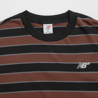 New Balance Numeric Thin Stripe T-Shirt in Black thumbnail