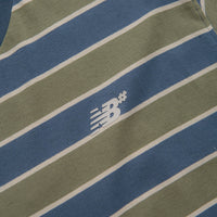 New Balance Numeric Thin Stripe T-Shirt in Blue thumbnail