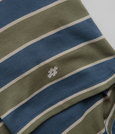New Balance Numeric Thin Stripe T-Shirt in Blue