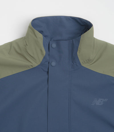 New Balance Numeric Waterproof Jacket - Khaki / Blue