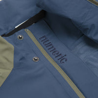 New Balance Numeric Waterproof Jacket - Khaki / Blue thumbnail