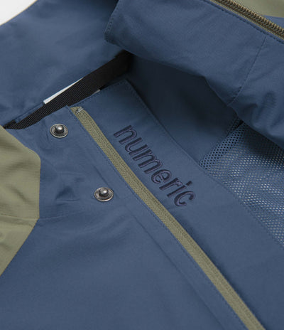 New Balance Numeric Waterproof Jacket - Khaki / Blue