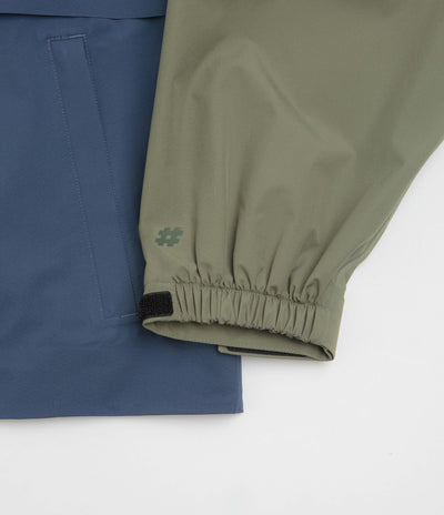 New Balance Numeric Waterproof Jacket - Khaki / Blue