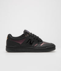 New Balance Numeric x Bronze 56K 480 Shoes in Black and Black