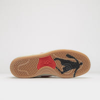 New Balance Numeric x Chocolate Skateboards 480 Shoes in Sea Salt and Red thumbnail