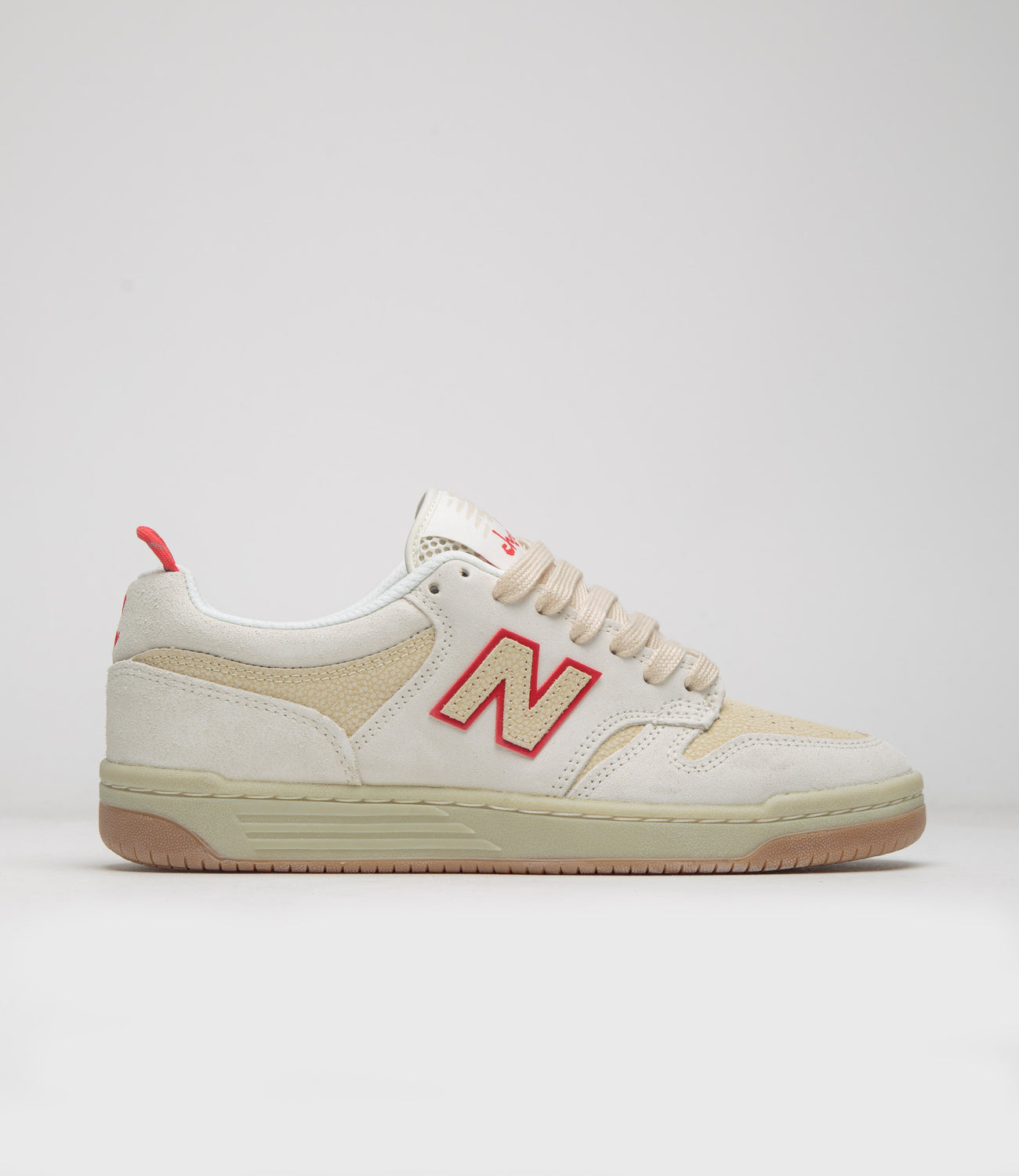 New Balance Numeric x Chocolate Skateboards 480 Shoes - Sea Salt