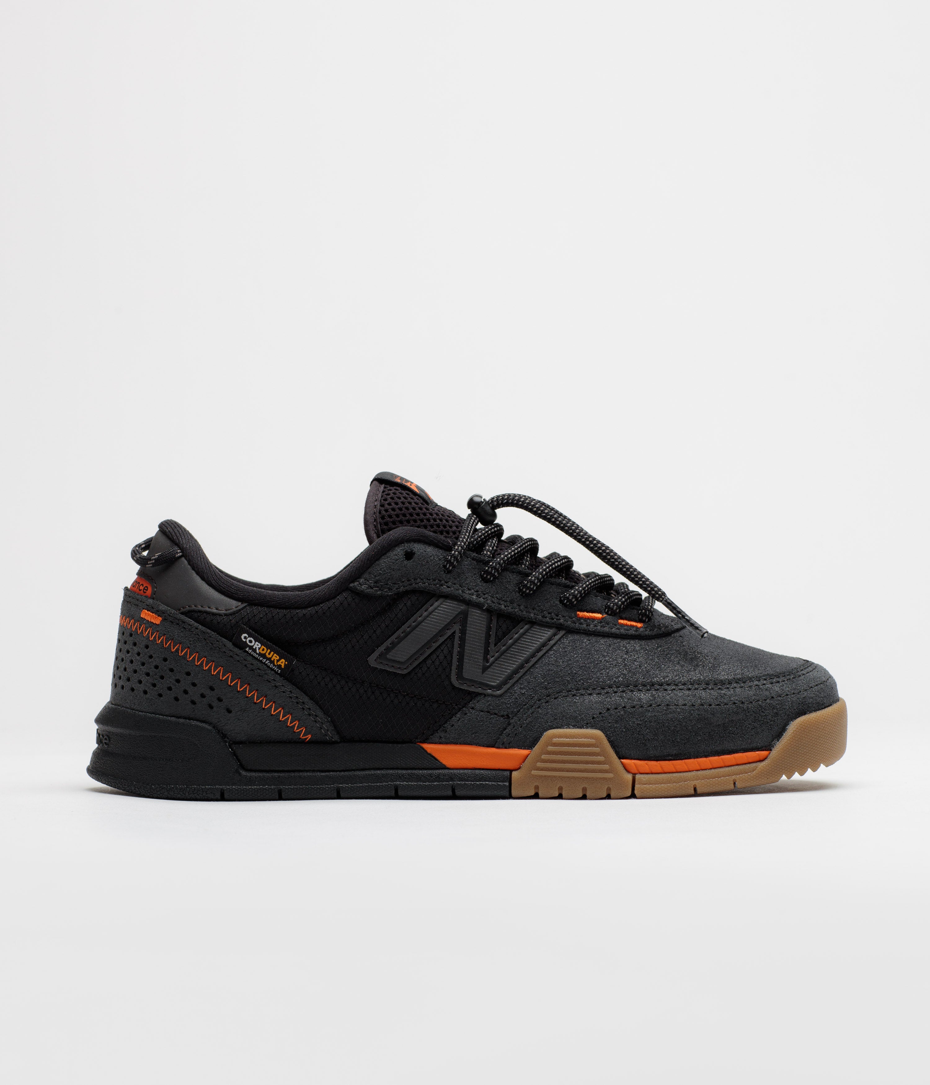 New Balance Numeric x flatspot 440 V2 Trail Shoes - Black / Safety Orange