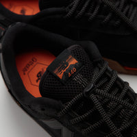 New Balance Numeric x flatspot 440 V2 Trail Shoes - Black / Safety Orange thumbnail