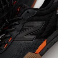 New Balance Numeric x flatspot 440 V2 Trail Shoes - Black / Safety Orange thumbnail