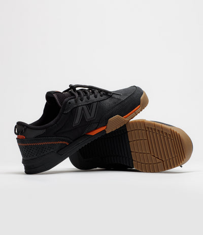 New Balance Numeric x flatspot 440 V2 Trail Shoes - Black / Safety Orange